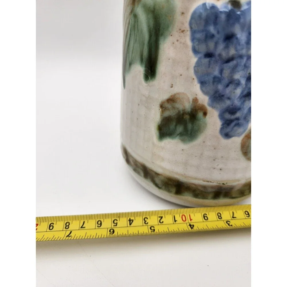 John B. Taylor Large Pitcher‎ Grapes Art Pottery Ceramic Grapevine - Picture 8 of 10